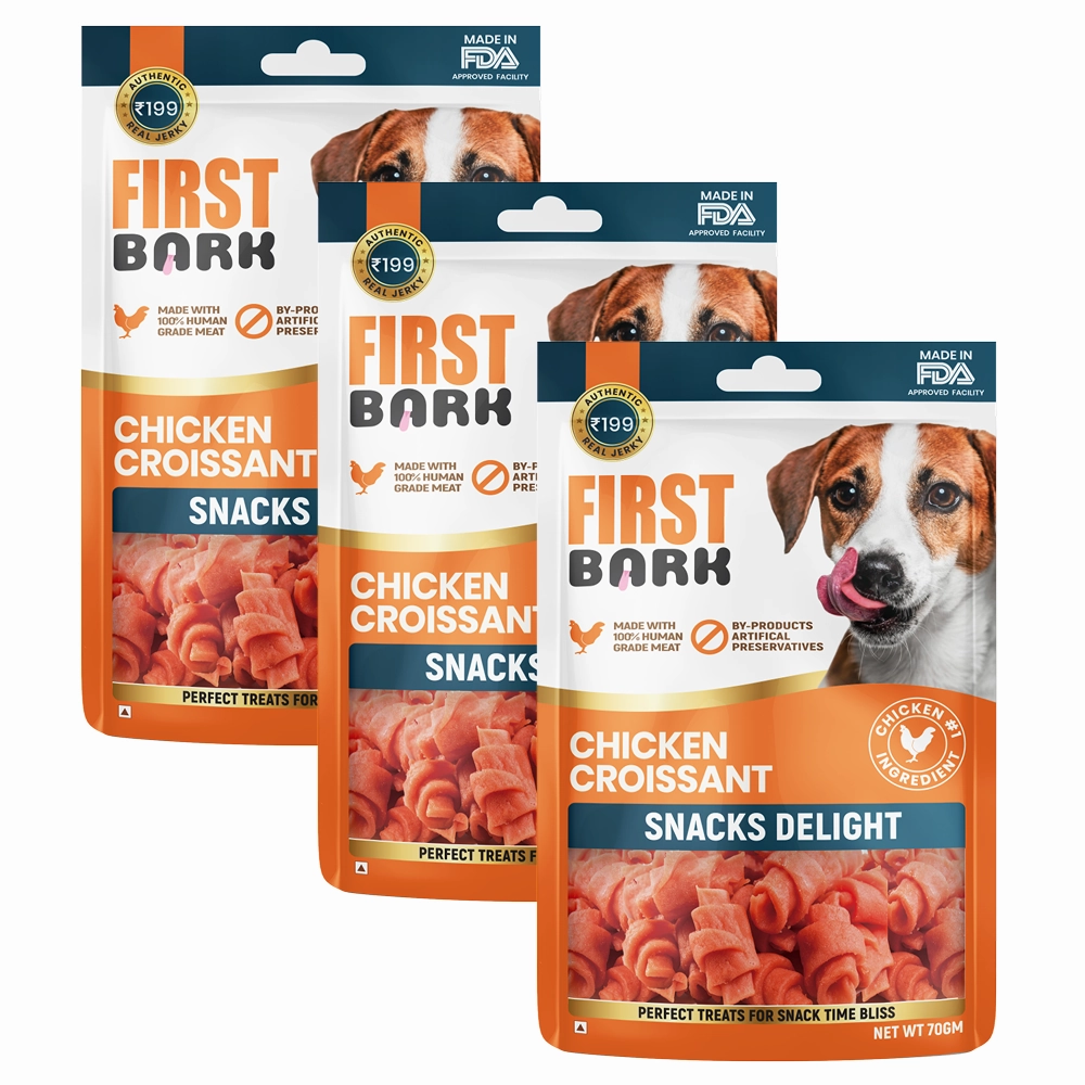 First Bark Chicken Croissant Dog Treat