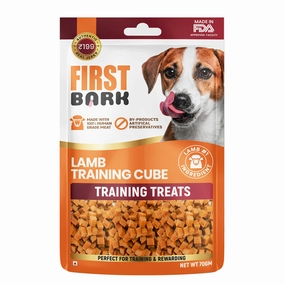 First Bark Lamb Training Cubes Jerky Dog Treat