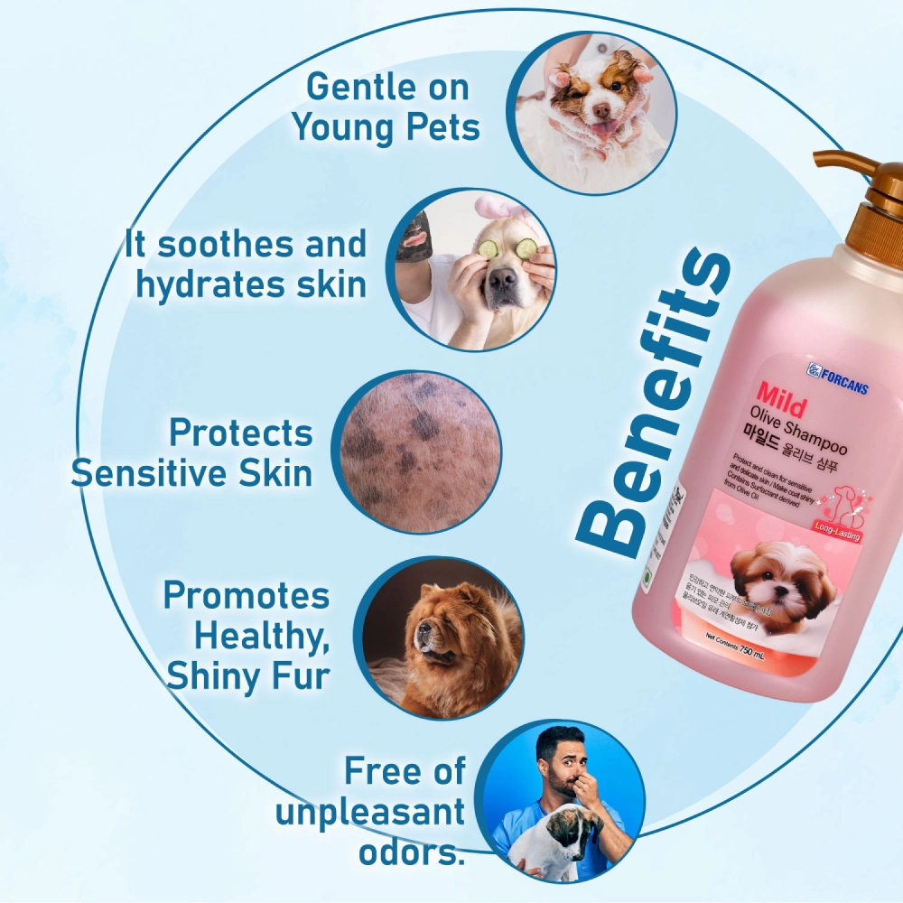 Forbis/Forcans Mild Olive Shampoo for Puppies & Kittens