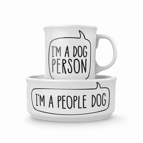 Fred Howligans Mug   Dog Bowl Dog Person