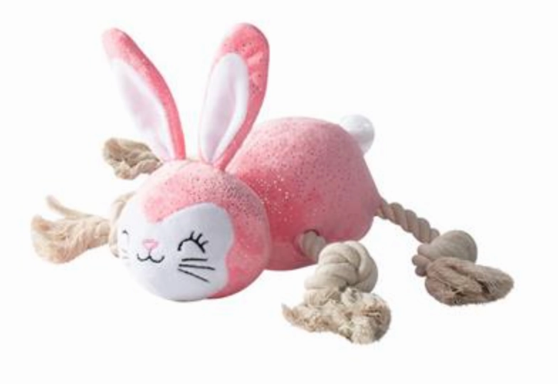 Fringe No Bunny Compares Plush Dog Toy