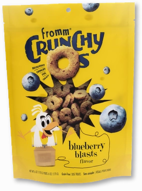 Fromm Crunchy O's Blueberry Blast 6 oz.