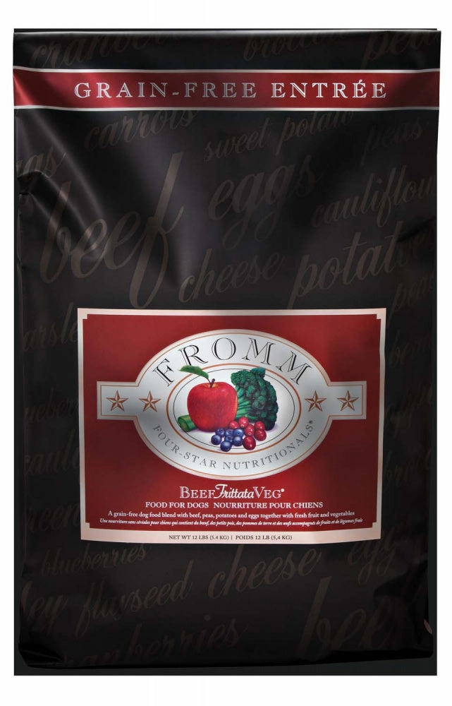 Fromm Four Star Grain Free Beef Frittata Veg Dry Dog Food