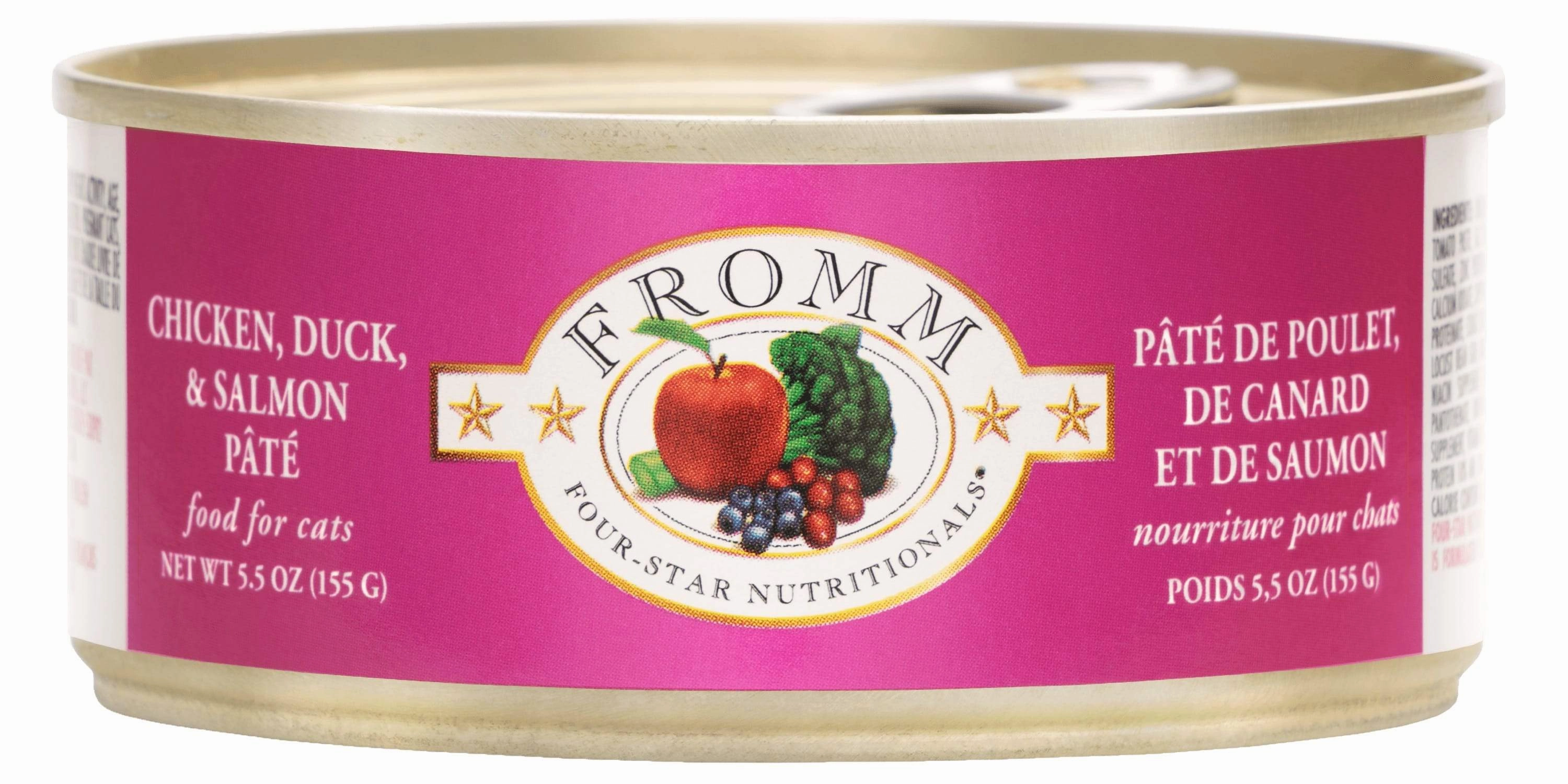 Fromm Four-Star Nutritionals Chicken, Duck, & Salmon Pat Food for Cats