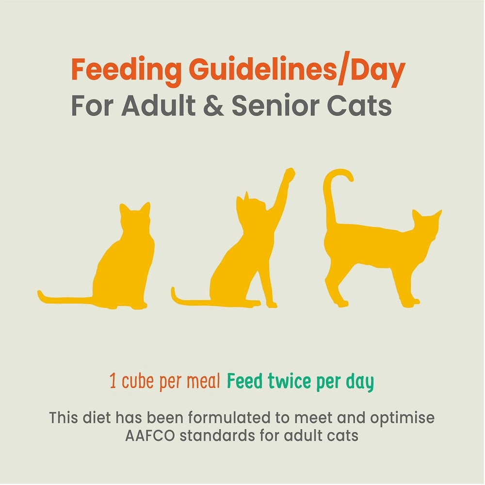 Frozen Fresh Human-Grade Gently Cooked Chicken Adult Cat Food