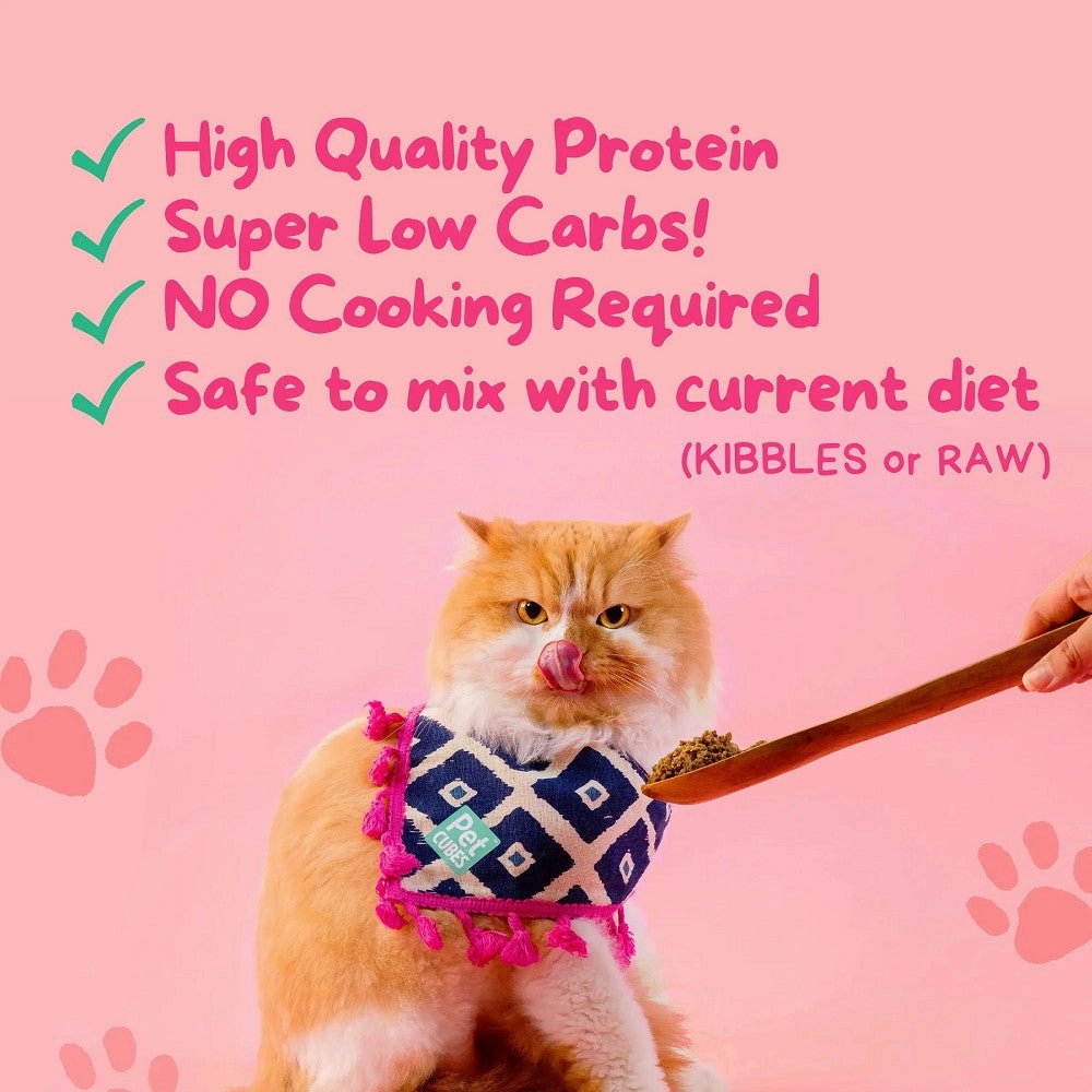 Frozen Fresh Human-Grade Gently Cooked Chicken Adult Cat Food