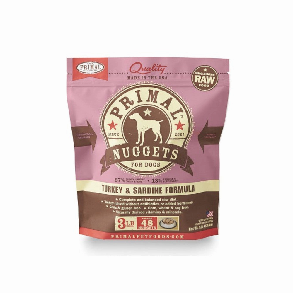 Frozen Turkey & Sardine Dog Food