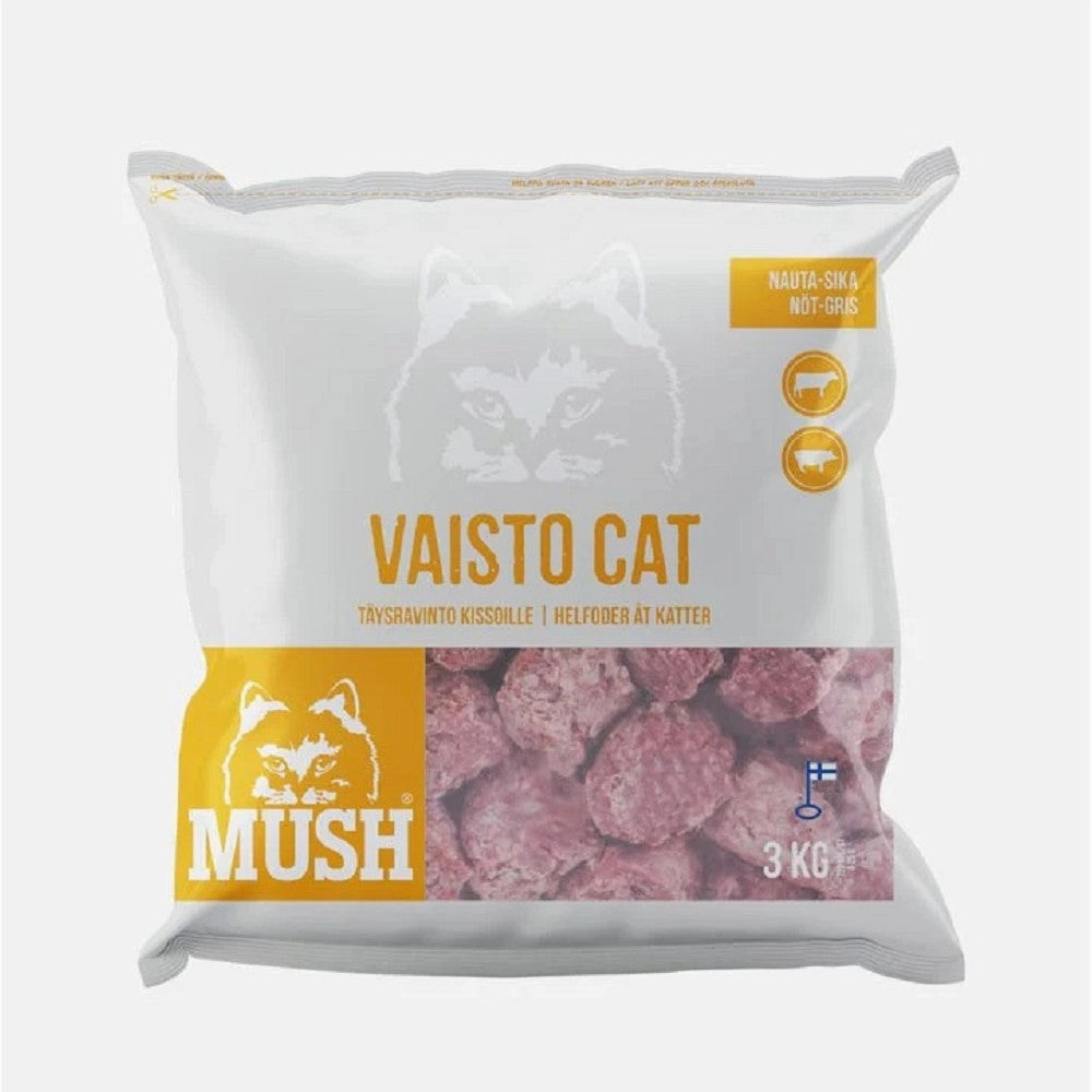 Frozen Vaisto White Pork & Beef Raw Cat Food