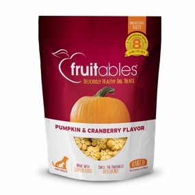 Fruitables Baked Pumpkin & Cranberry Flavor Treats 7 oz.