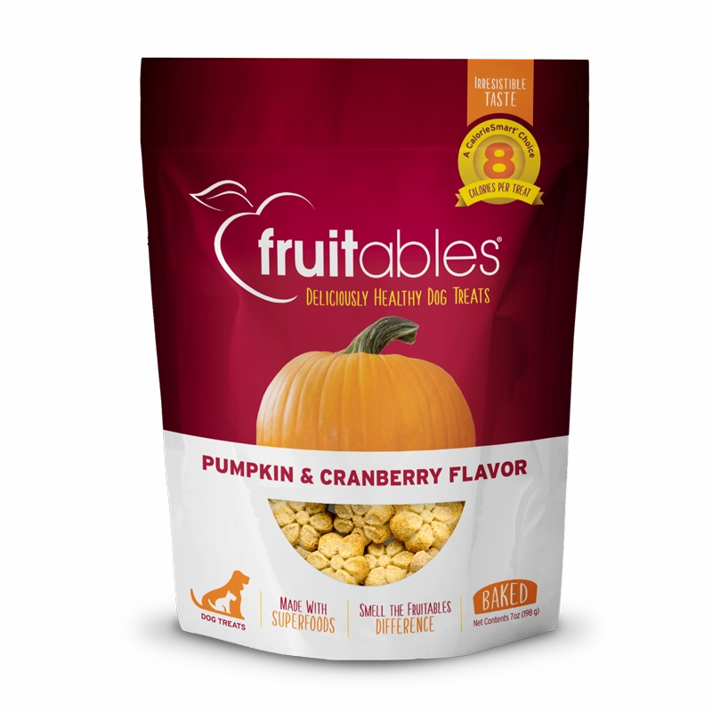 Fruitables Baked Pumpkin & Cranberry Flavor Treats 7 oz.