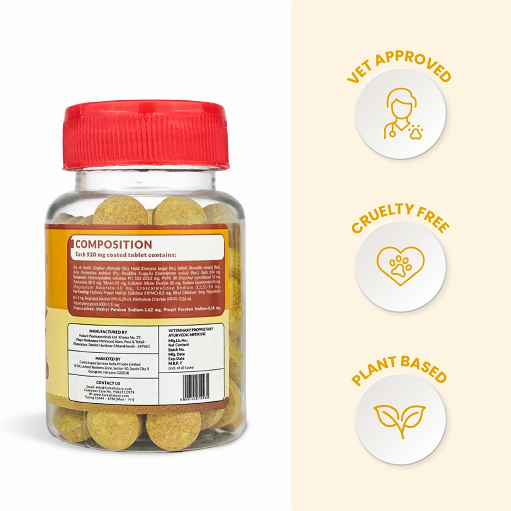 FurBall Story Jump O Joint Care tablets for Dogs and Cats