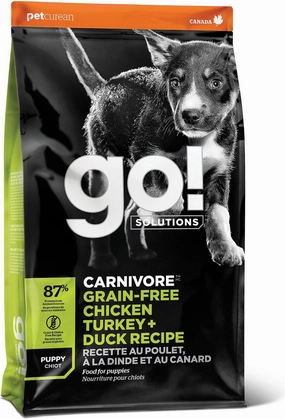 Go! Carnivore Grain Free Chicken, Turkey & Duck Puppy