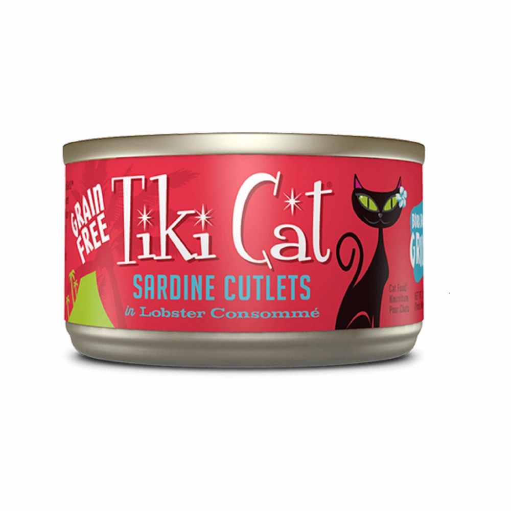 Grill Sardine Cutlets & Lobster in Broth Cat Can