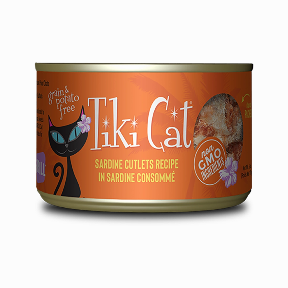 Grill Sardine Cutlets Cat Can