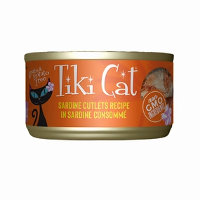 Grill Sardine Cutlets Cat Can