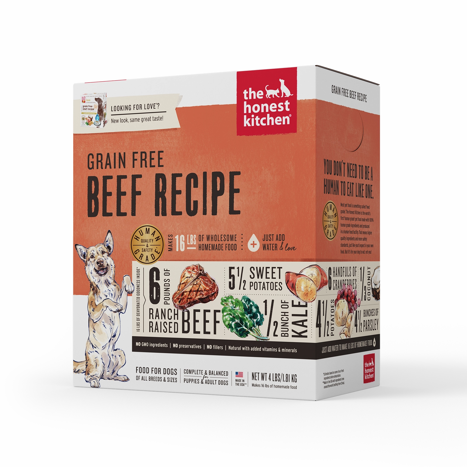 Honest Kitchen Grain Free Beef Recipe