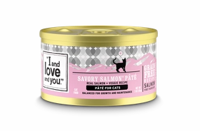 I And Love And You Grain Free Savory Salmon Pate Canned Cat Food