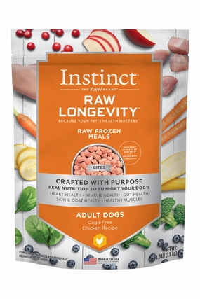 Instinct Longevity Chicken Bites Raw Dog Food