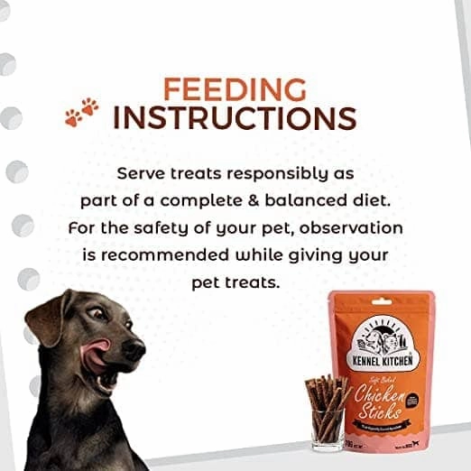 Kennel Kitchen Lamb Sticks with Pumpkin and Chicken Stick with Flaxseed Dog Treats Combo