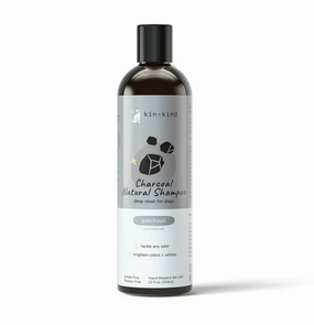 Kin   Kind Charcoal Deep Clean Patchouli Scented Shampoo 12 oz.
