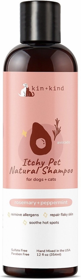 Kin   Kind Itchy Dog Shampoo with Rosemary & Peppermint 12 oz.