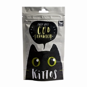 Kittos Purr Fect Cod Sandwich Cat Treat Kittos Purr Fect Cod Sandwich Cat Treat