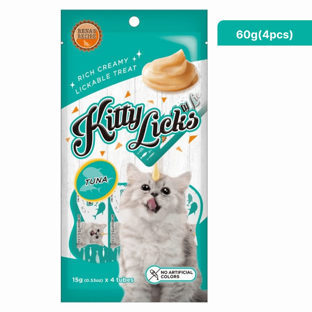 Kitty Licks Tuna and Tuna Salmon Cat Treats Combo
