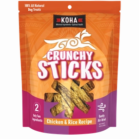Koha Crunchy Sticks Chicken & Rice Treats 10.5 oz.