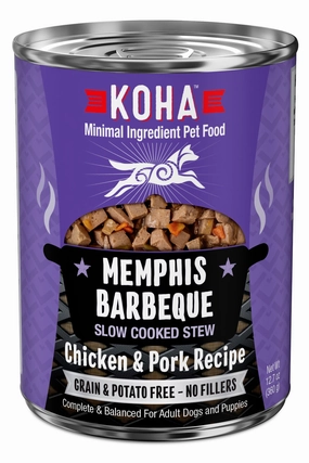 Koha Memphis BBQ Slow Cooked Stew Wet Dog Food