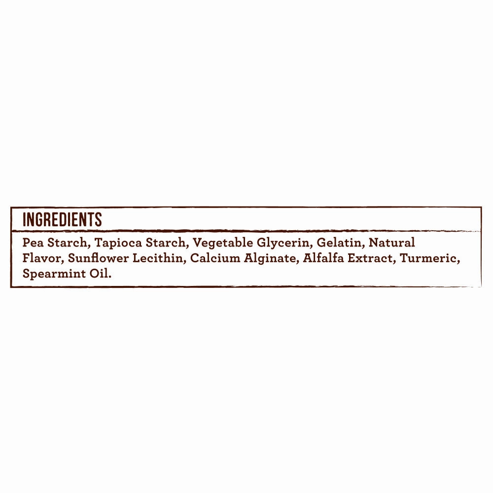 Merrick Fresh Kisses Grain Free Mint Breath Strips Medium Dental Dog Treats