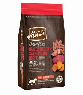 Merrick Grain-Free Real Bison, Beef & Sweet Potato
