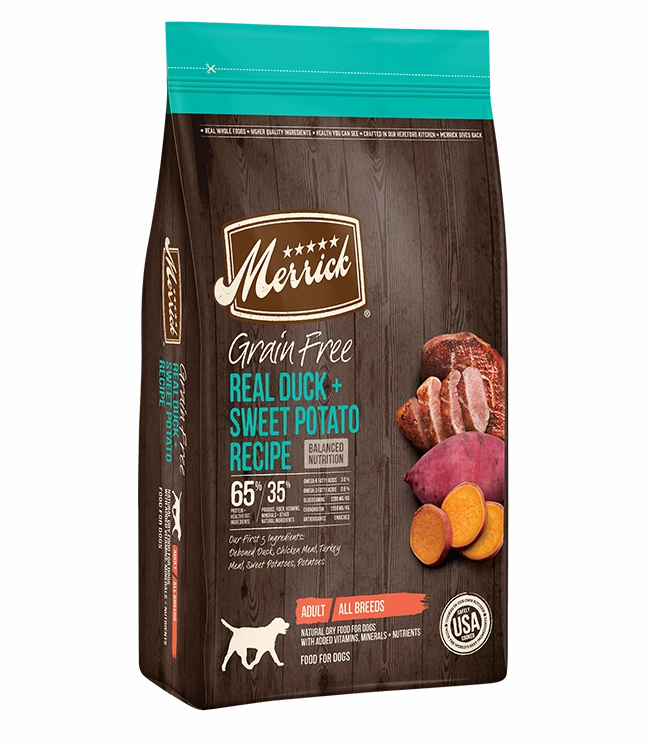 Merrick Grain-Free Real Duck & Sweet Potato Recipe