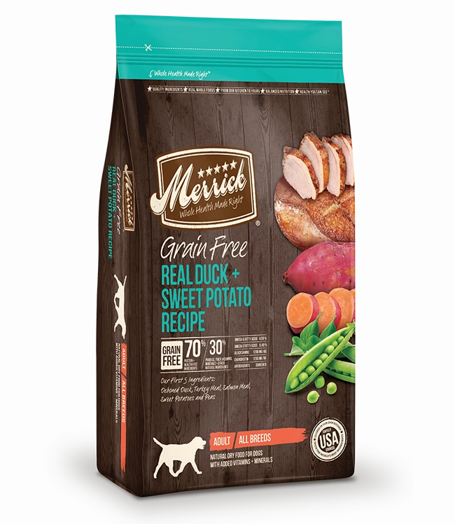 Merrick Grain-Free Real Duck & Sweet Potato Recipe