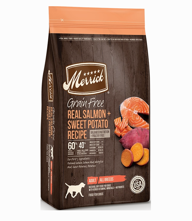 Merrick Grain-Free Real Salmon & Sweet Potato Recipe