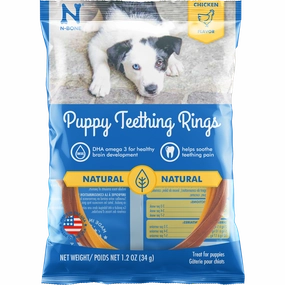 N-Bone Puppy Teething Rings Chicken Flavor Dog Treats