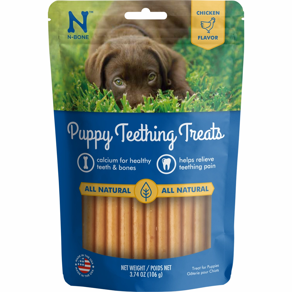 N-Bone Puppy Teething Treats Chicken Flavor Dog Treats