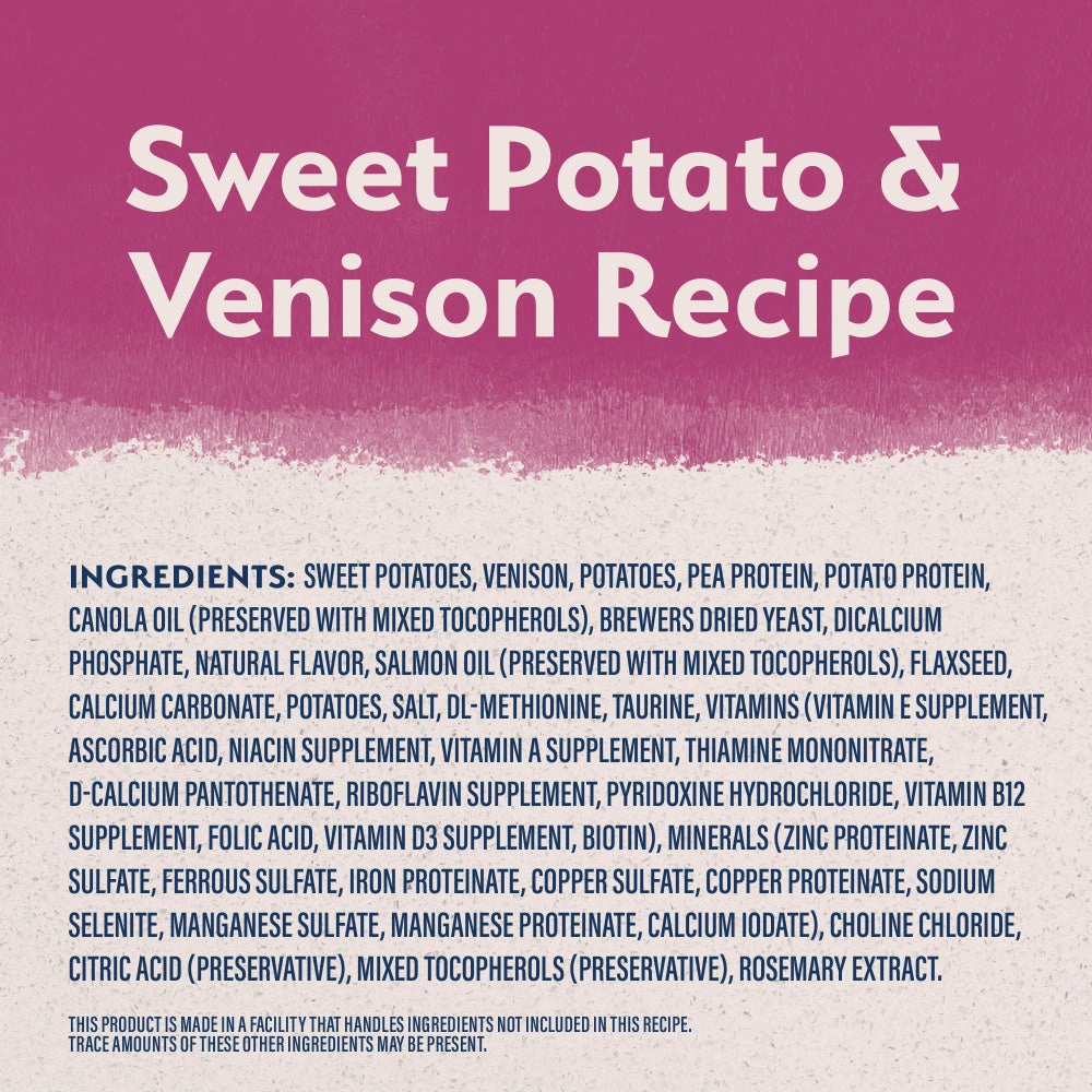 Natural Balance L.I.D. Limited Ingredient Diets Adult Maintenance Sweet Potato & Venison Dry Dog Food