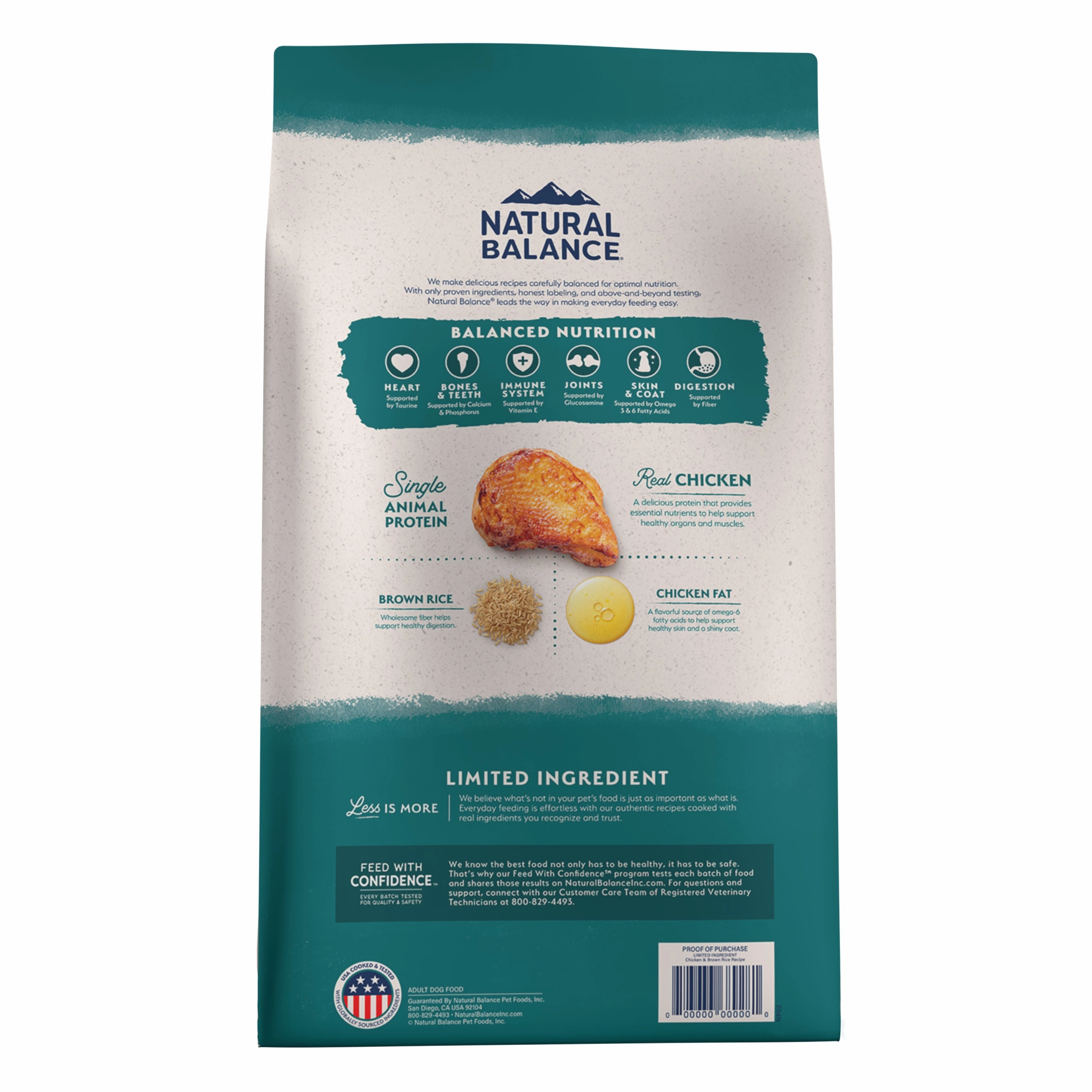Natural Balance Limited Ingredient Chicken & Brown Rice Recipe Dog Dry