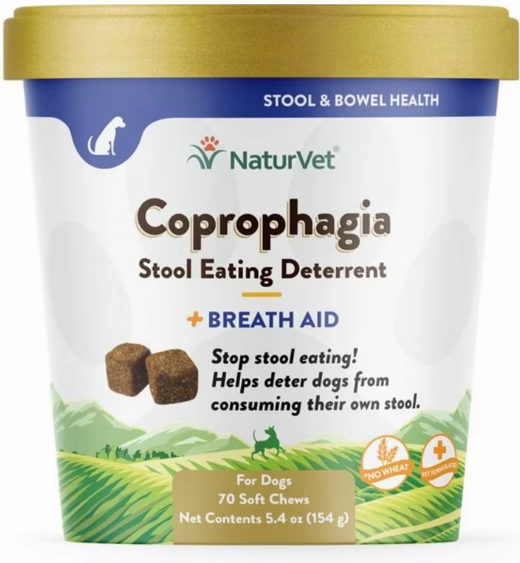 NaturVet Coprophagia Plus Breath Aid Soft Chews 70 ct.