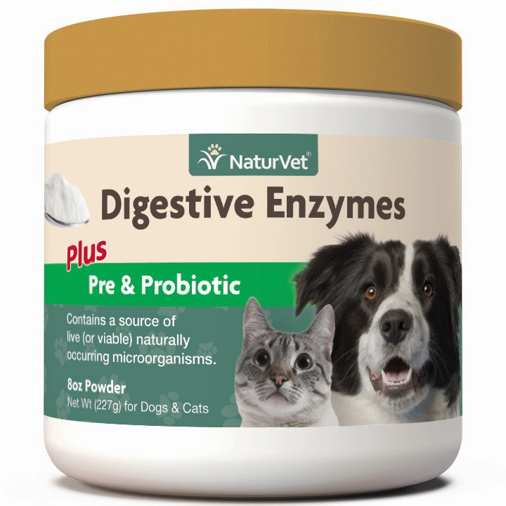 NaturVet Digestive Enzymes & Probiotics