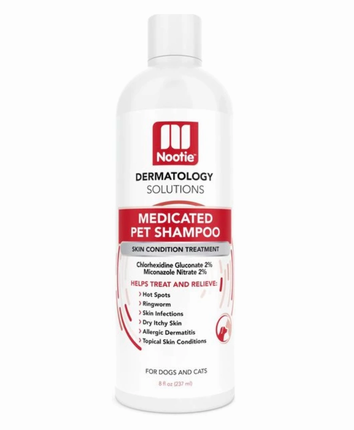 Nooties Dermatology Medicated Pet Shampoo 8 oz.