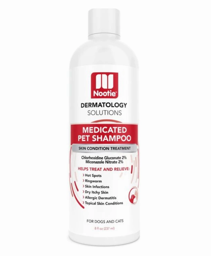 Nooties Dermatology Medicated Pet Shampoo 8 oz.