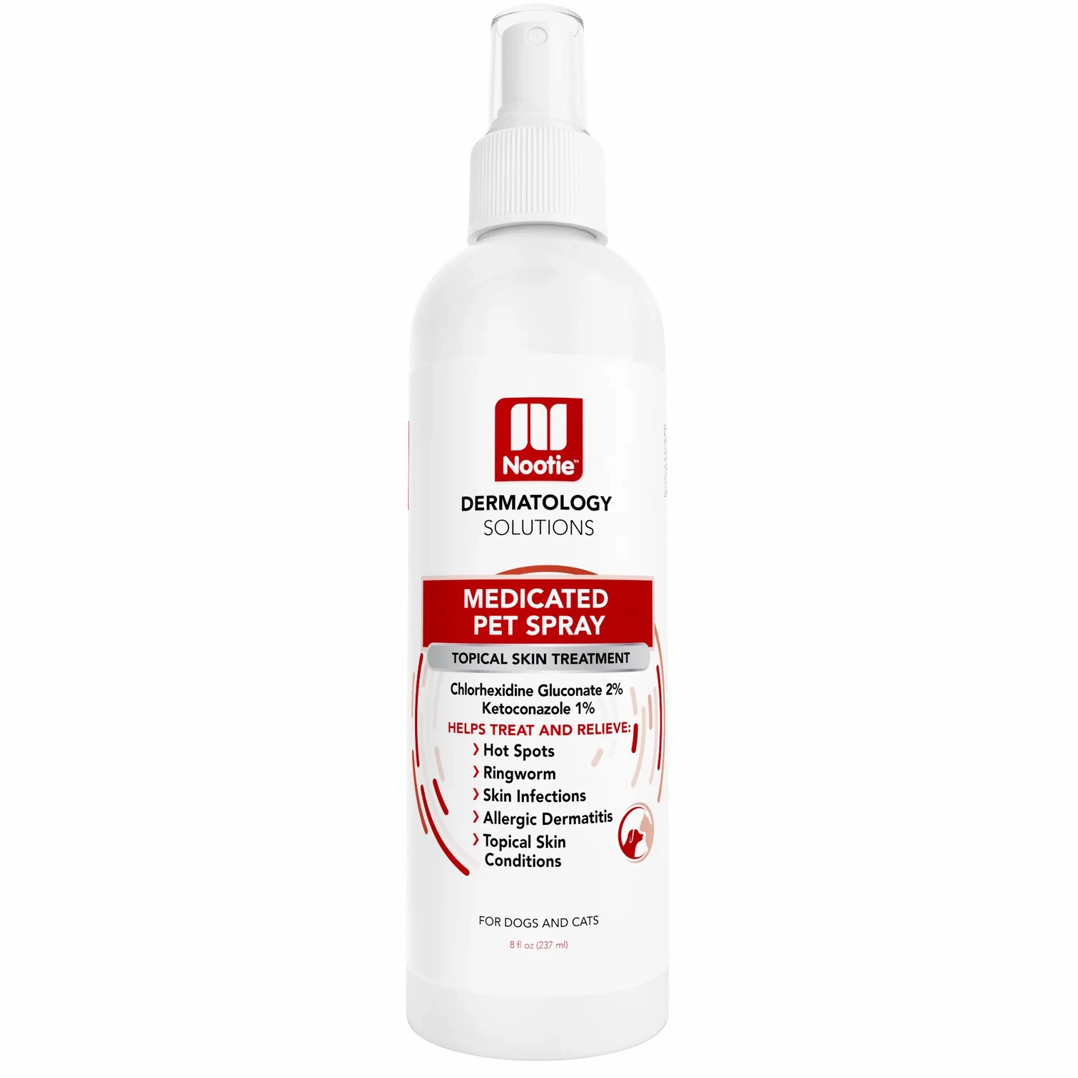 Nooties Dermatology Medicated Pet Spray 8 oz.