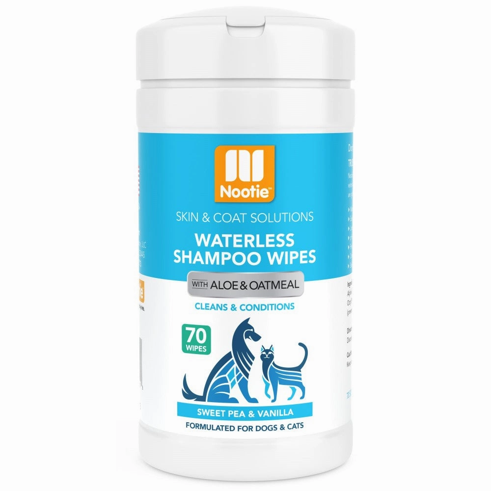 Nooties Waterless Shampoo Wipes Sweet Pea & Vanilla 70 ct.