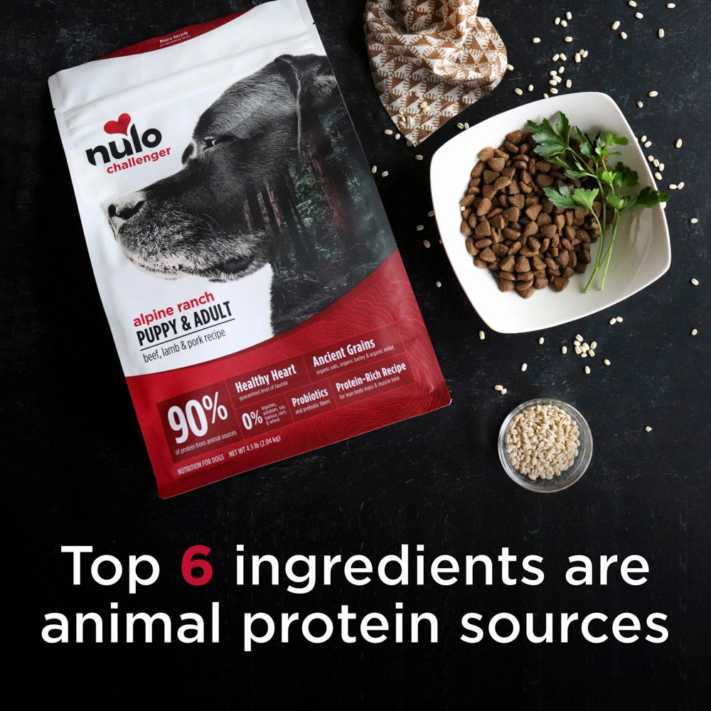 Nulo Challenger Alpine Ranch Puppy and Adult Dry Dog Food