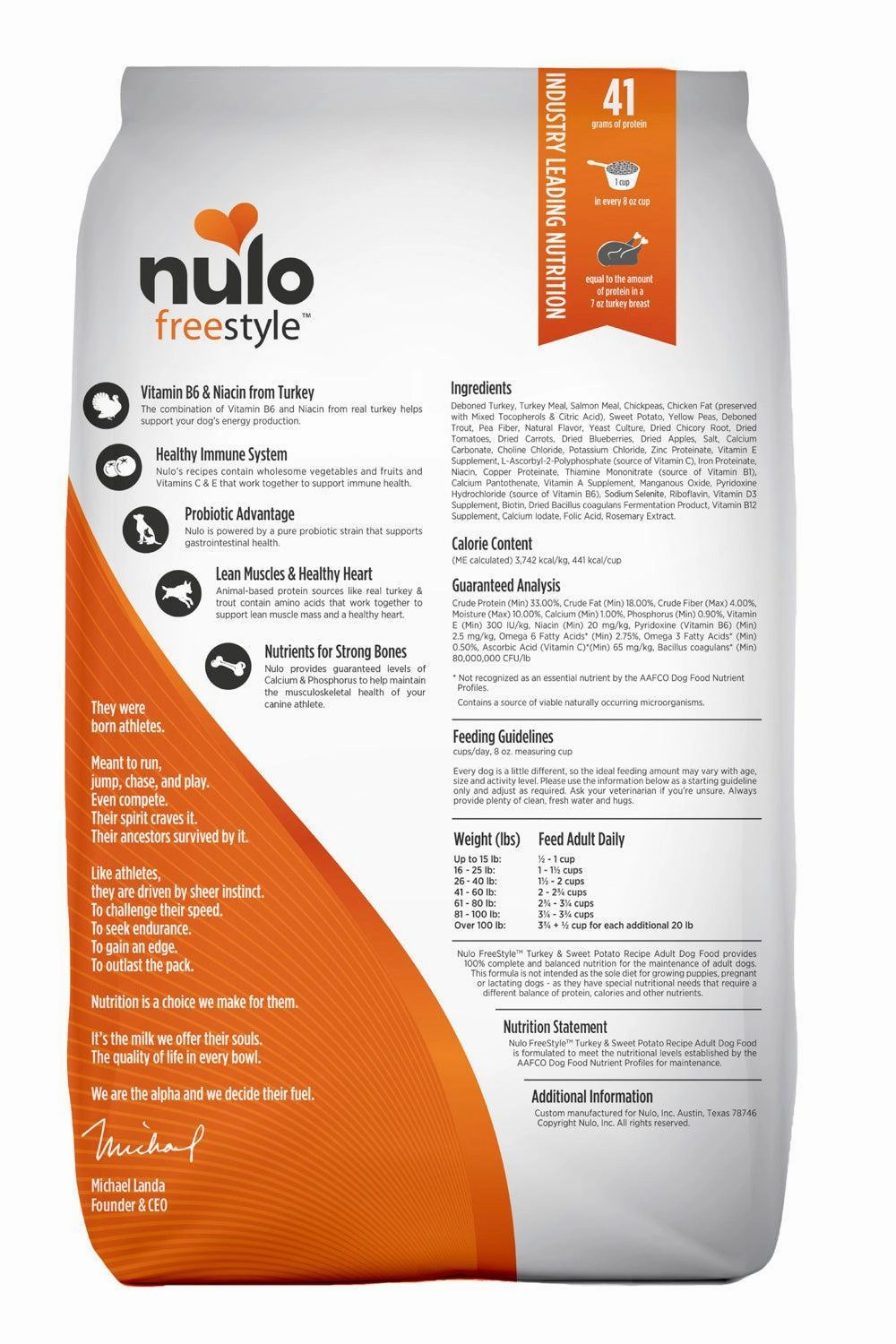 Nulo Freestyle Adult Turkey & Sweet Potato Dry Dog Food