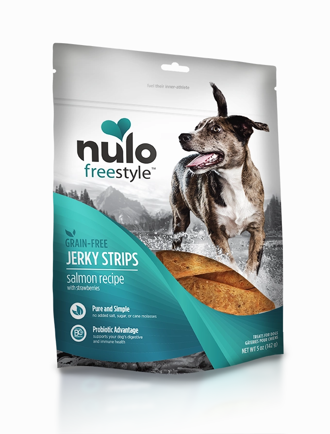Nulo Freestyle Jerky Salmon & Strawberries 5 oz.