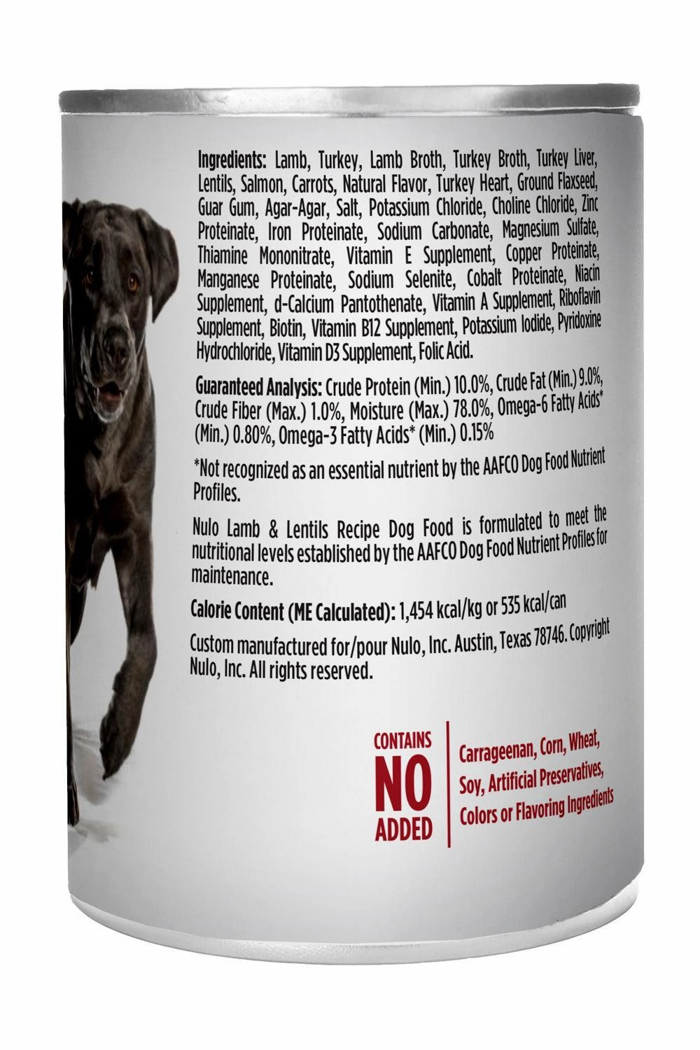 Nulo Freestyle Lamb & Lentils Pate Wet Dog Food
