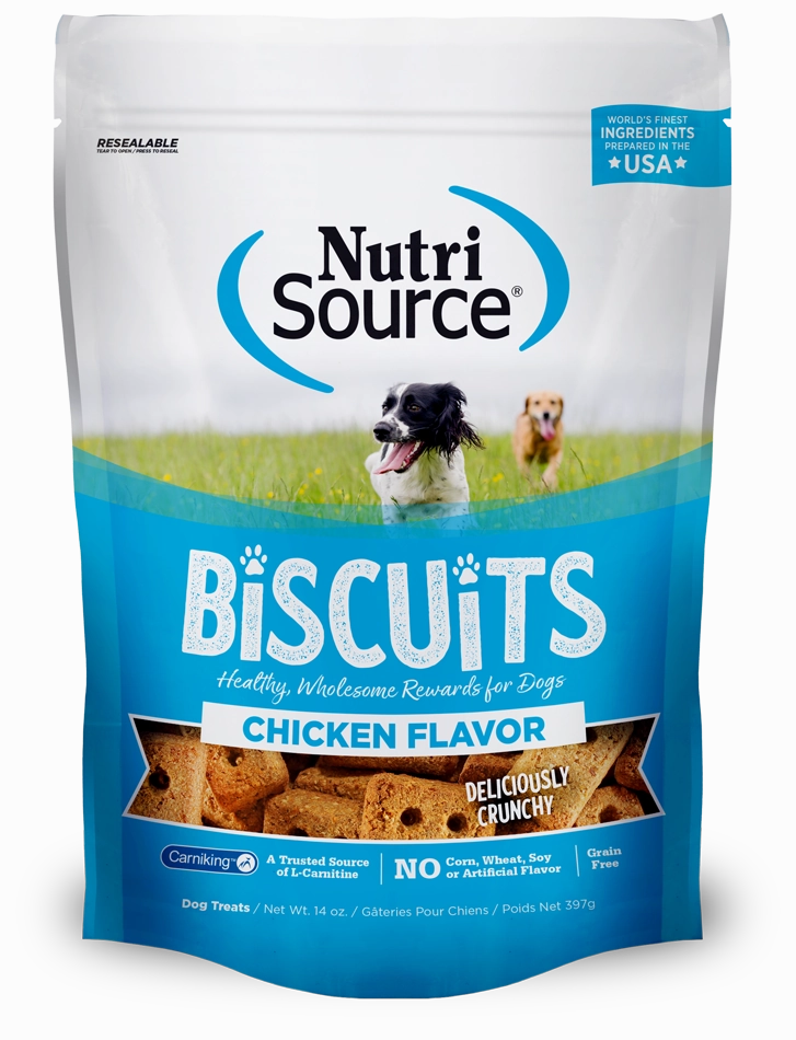 Nutri Source Grain Free Chicken Biscuits 14 oz.