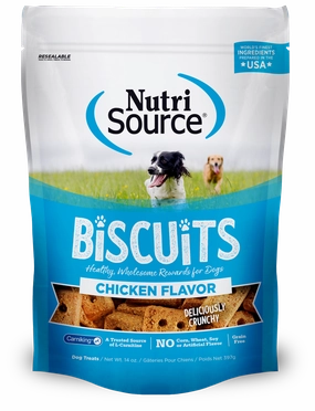 Nutri Source Grain Free Chicken Biscuits 14 oz.